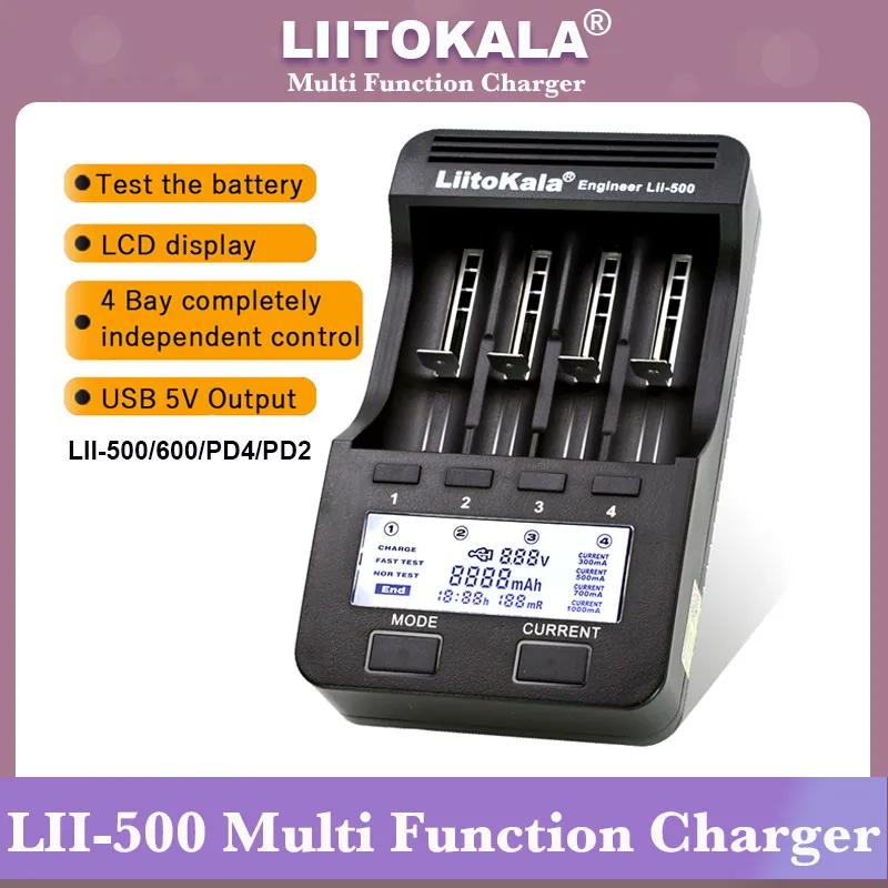 Liitokala lii500 lii600 liipd4 pd2 LCD 3.7V/1.2V AA/A..
